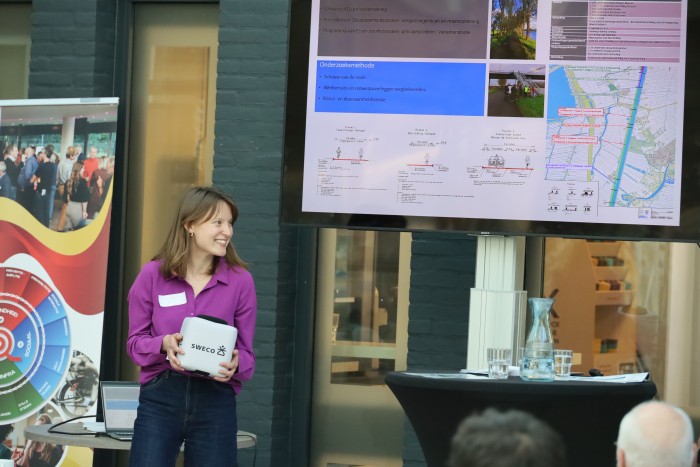 27 maart 2025 te gast sweco sweco medewerker presenteert
